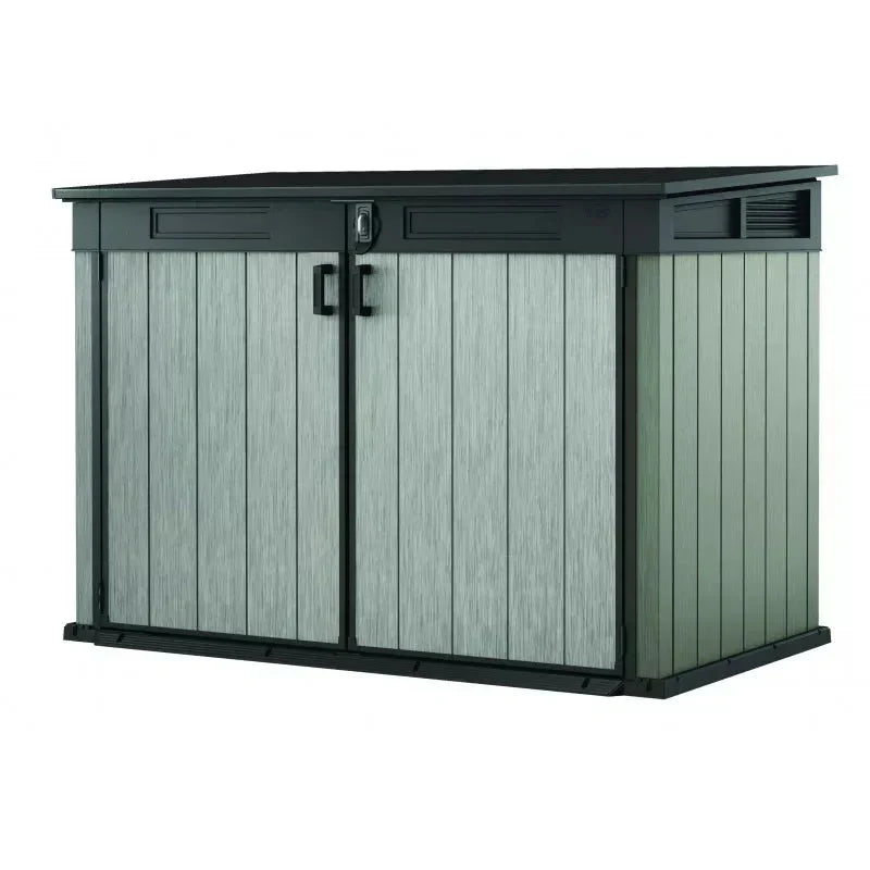 Coffre de jardin en résine brossée Brossium 2100L - Keter