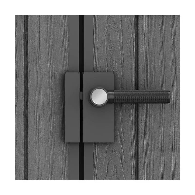 Abri de jardin en résine aspect bois grisé 2,3m² Darwin 46 + plancher - Keter