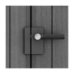 Abri de jardin en résine aspect bois grisé 2,3m² Darwin 46 + plancher - Keter