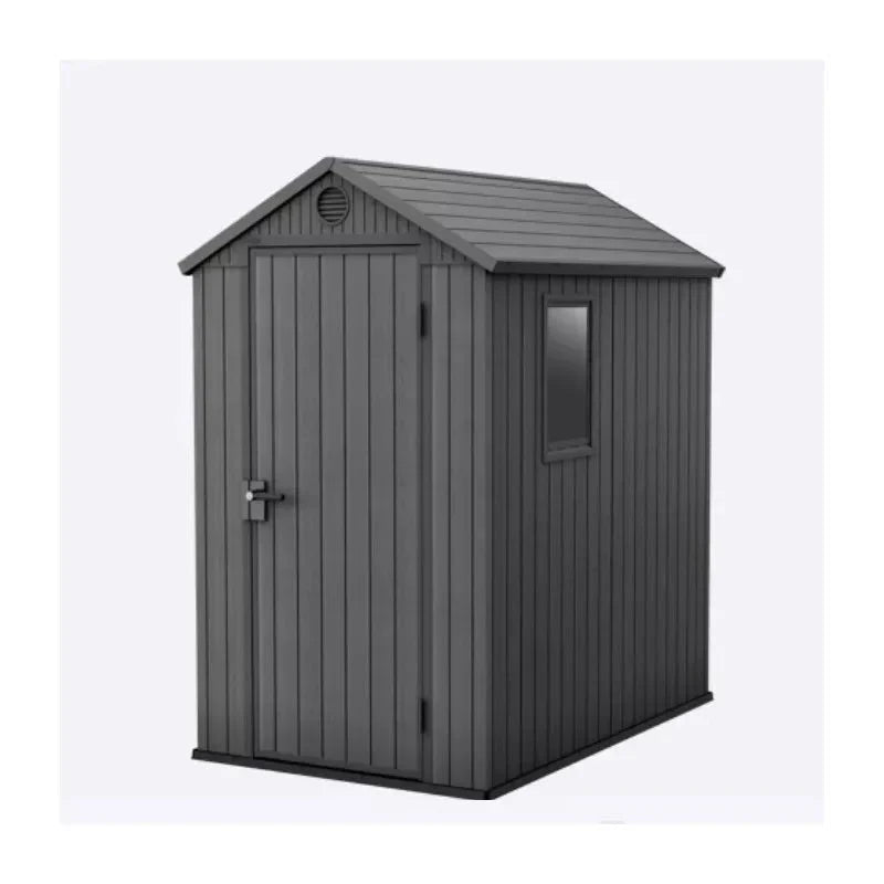 Abri de jardin en résine aspect bois grisé 2,3m² Darwin 46 + plancher - Keter