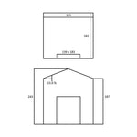 Abri de jardin en résine Sydney 4,41m² + plancher Keter