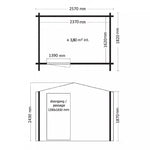 Abri de jardin en résine Sydney 4,41m² + plancher Keter