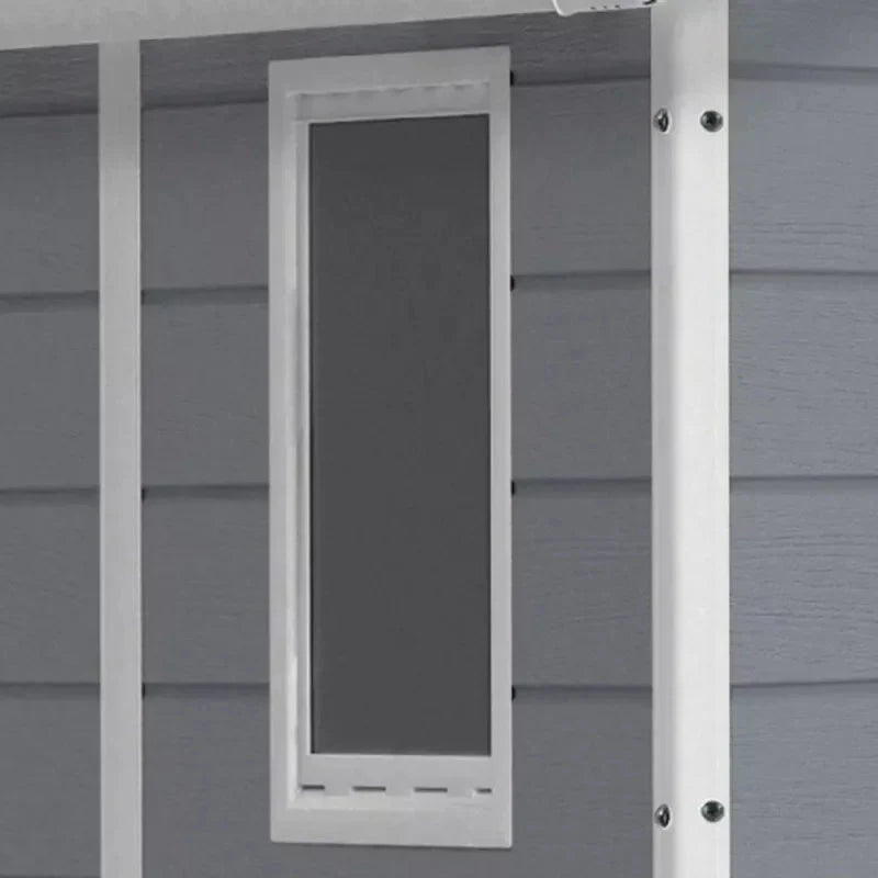 Abri de jardin en résine 2,06m² monopente + plancher gris Keter