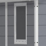 Abri de jardin en résine 2,06m² monopente + plancher gris Keter