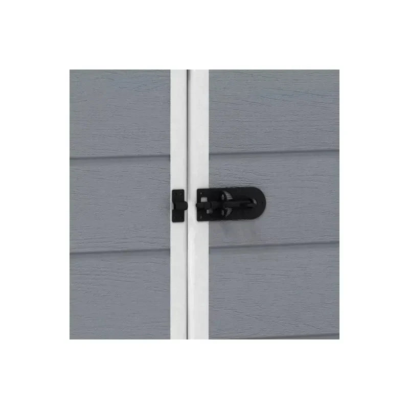 Abri de jardin en résine 2,06m² monopente + plancher gris Keter