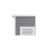 Abri de jardin en résine 2,06m² monopente + plancher gris Keter