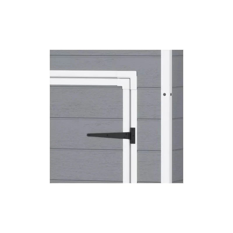 Abri de jardin en résine 2,06m² monopente + plancher gris Keter