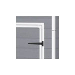 Abri de jardin en résine 2,06m² monopente + plancher gris Keter