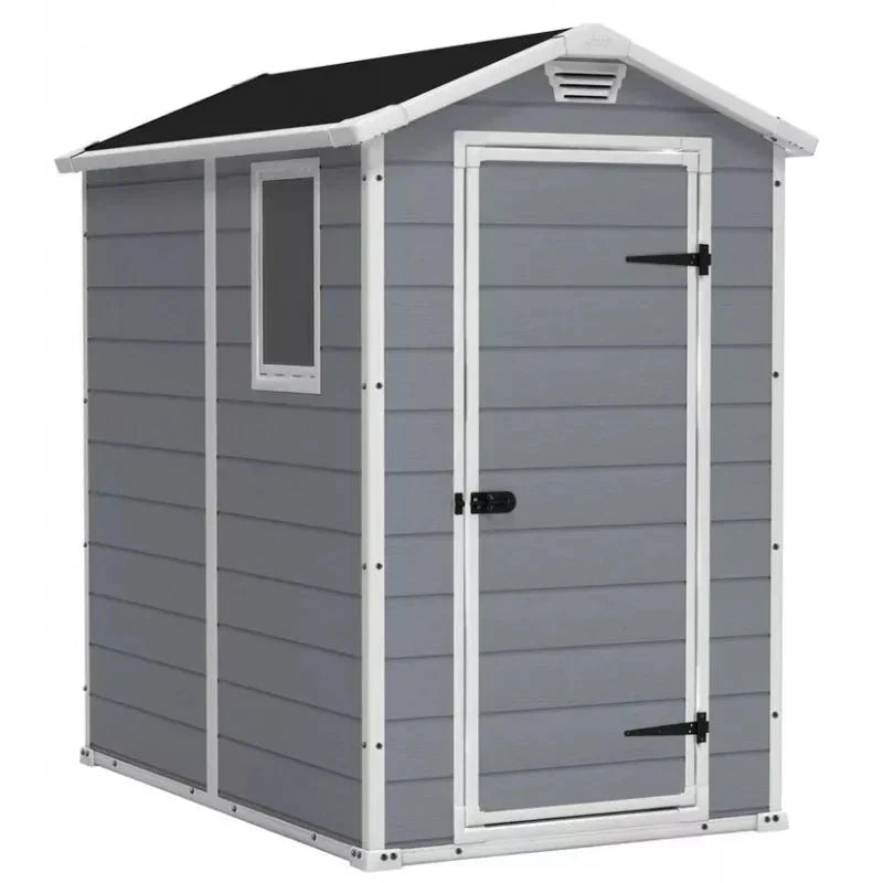 Abri de jardin en résine 2,5m² Premium 46 S gris clair + plancher - Keter