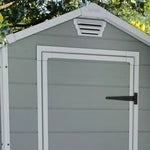 Abri de jardin en résine 2,5m² Premium 46 S gris clair + plancher - Keter