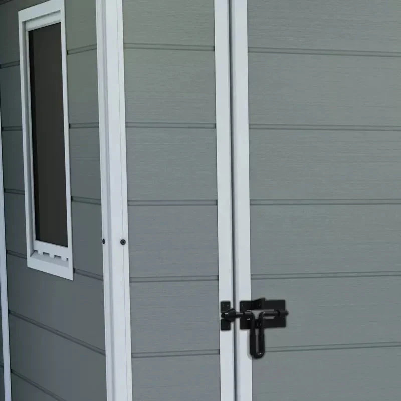 Abri de jardin en résine 2,5m² Premium 46 S gris clair + plancher - Keter