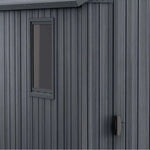 Abri de jardin en résine aspect bois grisé 2,3m² Darwin 46 + plancher - Keter