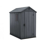 Keter Darwin 4x6 Storage Shed - Graphite (252274)
