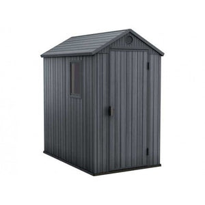 Keter Darwin 4x6 Storage Shed - Graphite (252274)